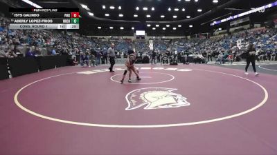 105 lbs Cons. Round 1 - Isys Galindo, Pittsburg HS vs Aderly Lopez-Frios, Wichita-Bishop Carroll Hs