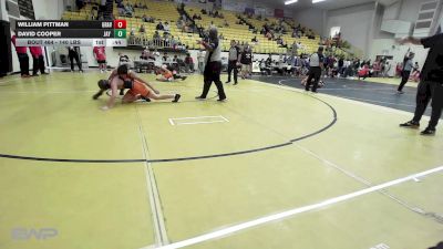 140 lbs Consi Of 8 #2 - William Pittman, GRAVETTE vs David Cooper, Jay Junior High