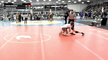 6 - 157 lbs Champ. Round 1 - Chase Johnson, Oakton vs Griffin Glass, Thomas Edison