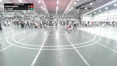 120 lbs Round Of 32 - Kymah Gummow, NY vs D. J. Mabie, VA