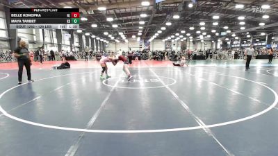 126 lbs Round Of 32 - Belle Konopka, NJ vs Maya Tarbet, KS