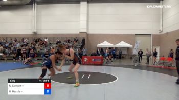 62 kg Round Of 16 - Sophia Carson, Team Kentucky vs Gabrielle Garcia, Team Hawaii