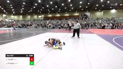 81 lbs Consi Of 8 #2 - Lilly Lovell, Nighthawks WC vs Jax Frazier, Buckaroo WC