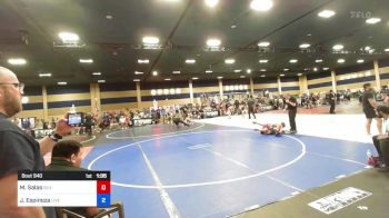 98 lbs Consolation - Matthew Salas, Silverback WC vs Jayden Espinoza, Live Training