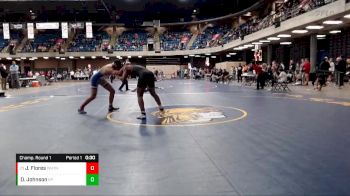 152 lbs Champ. Round 1 - Julian Flores, Wheaton North vs David Johnson, Evergreen Park