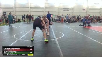 144 lbs Round 7 (10 Team) - Landon McCargish, Dayton Bandits vs Evan Petrovich, Cow Rock WC