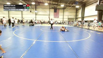 105 lbs Rr Rnd 2 - Grayson Willis, Hammers - MS vs Thomas Blanke, Illinois Menace - MS