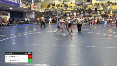 106 lbs Consy 5 - Elaysia Christian, Steubenville-OH vs Capri Chambers, Canon-McMillan