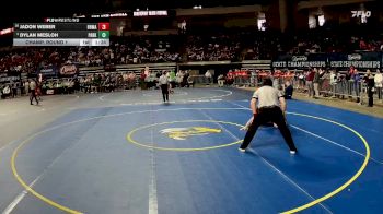 D 1 215 lbs Champ. Round 1 - Dylan Mesloh, Parkway vs Jadon Weber, Brother Martin