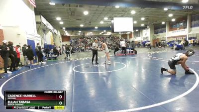 106 lbs Champ. Round 1 - Elijah Tabasa, Bishop Gorman vs Cadence Harrell, Mayfair