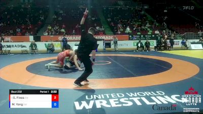 86kg Semifinal - Eli Fines, Edmonton WC vs Matthew Yong, Saskatoon WC