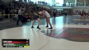 184 lbs Cons. Round 3 - Quinn Haddad, The College Of New Jersey vs Gary Nagle, Ursinus College
