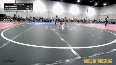 105 lbs Rr Rnd 4 - Dakota Harris, Super Girls 7-12 vs Sloane Kruger, Washington 7-12