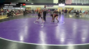 140 lbs 3rd Place Match - Honey Govea, Waterloo West vs Destiny Hoeppner, Cedar Falls