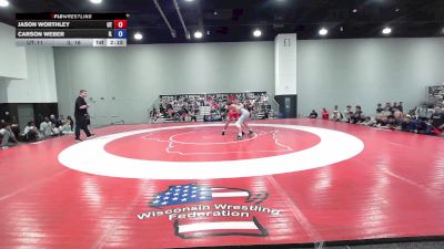 150 lbs Jason Worthley, Utah vs Carson Weber, Illinois