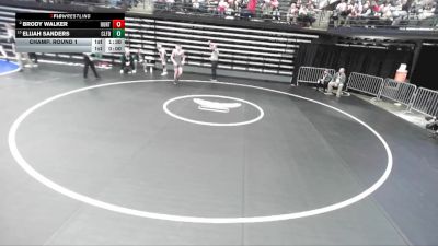 5A 150 lbs Champ. Round 1 - Elijah Sanders, Clearfield vs Brody Walker, Hunter