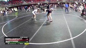 120 lbs Champ. Round 1 - Gabriela Duarte-Quijas, Scottsbluff Wrestling Club vs Meredith Bargen, Lakeview