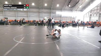 138 lbs 3rd Place Match - Maxwell Denham, GLENOAK vs Brent Hull, Tuslaw