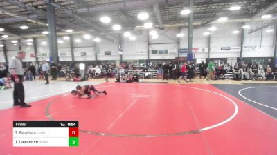 78 lbs Final - Gavino Bautista, Team Aggression vs Julian Lawrence, Redwave WC