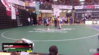 285 lbs Semifinal - Joshua Grimm, Sabetha vs Kolby Hebb, Leon-Bluestem