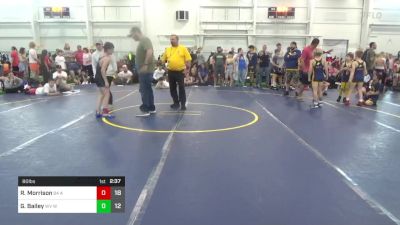 80 lbs Pools - Raige Morrison, 84 Athletes (VA) vs Gunnar Bailey, WV Wild 2