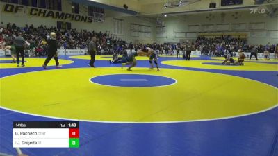 141 lbs Round Of 32 - Gabriel Pacheco, Central Union vs Jesse Grajeda, St. John Bosco