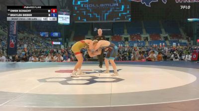 190 lbs Champ. Rd Of 32 - Owen Schacht, WI vs Braylen Bieber, IA