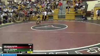 106 lbs Semis & 1st Wb (8 Team) - Miguel Escobar, Colquitt County vs Arcadian Eaton, North Forsyth