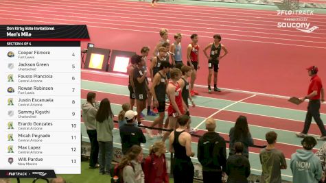 Men's Mile, Prelims 4