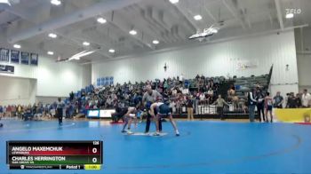 126 lbs Cons. Round 1 - Charles Herrington, Oak Grove HS vs Angelo Maxemchuk, Lewisburg