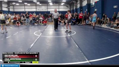 110 lbs Champ. Round 2 - Cole Armstrong, Buzzsaw vs Ian McMillan, Boise Youth Wrestling