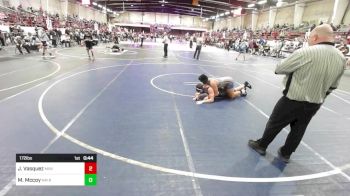 172 lbs Rr Rnd 5 - Josiah Vasquez, Mini Avengers Junior Wrestling vs Malachi Mccoy, NM Royalty