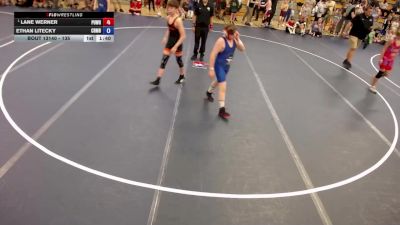 135 lbs Champ. Round 4 - Liam Roberson, Guerrilla Wrestling Club vs Cole Yeager, Coon Rapids Mat Bandits