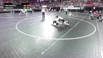 D1-165 lbs Champ. Round 1 - Kade Boyd, Burlington vs Finn Grauwels, Middleton