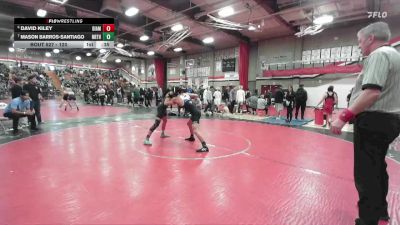 120 lbs Cons. Round 4 - David Kiley, Diamond Bar vs Mason Barros-Santiago, North Torrance