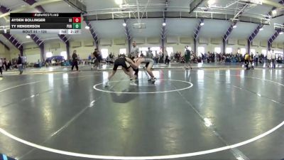125 lbs Champ. Round 2 - Ty Henderson, Purdue vs Ayden Bollinger, Unattached Indiana