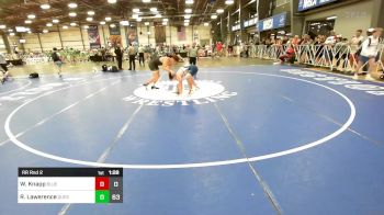 195 lbs Rr Rnd 2 - William Knapp, Blue Wave vs Rune Lawerence, Quest School Of Wrestling Gold