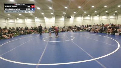 235 lbs Brenda Banks, Pennsylvania Blue vs Deionna Borders, Ohio Blue