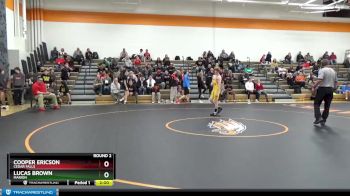 JV Boys-2 lbs Round 2 - Cooper Ericson, Cedar Falls vs Lucas Brown, Marion