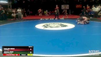 135 lbs Semifinal - Taylor Miess, Chatfield vs Kenna Pino, Pueblo Central