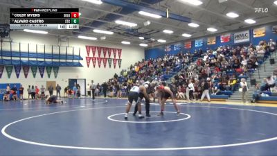 JV-36 lbs Round 1 - Colby Myers, Solon vs Alvaro Castro, South Tama County