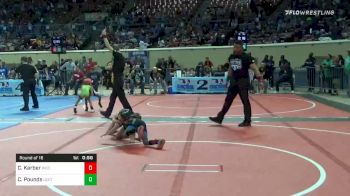 43 lbs Prelims - Cooper Karber, Piedmont vs Cooper Pounds, Lexington TDC