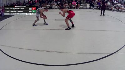 116 lbs Cons. Round 1 - Alexander Carnes, Madison vs Killian Scherbarth, Nebraska
