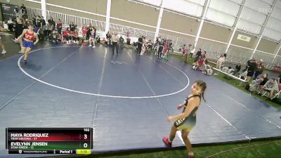 110 lbs Placement (4 Team) - Presley Call, Utah Green vs Charlize Figueroa, Team Arizona