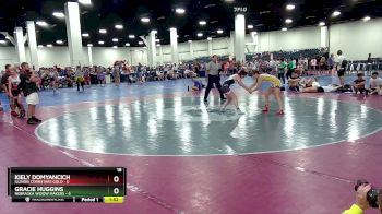 105 lbs Placement (16 Team) - Gracie Huggins, Nebraska Widow Makers vs Kiely Domyancich, Illinois Cornstars Gold