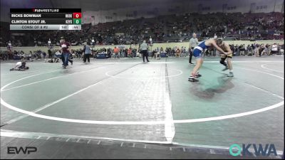 110 lbs Consi Of 8 #2 - Ricks Bowman, Husky WC vs Clinton Stout Jr., Keystone Kids Wrestling Club