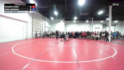 75 lbs Esquire Flores, California vs Reed Akkerman, Wisconsin