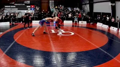71kg Cons. Round 3 - Angad Johal, Akhara Of Champions Wrestling Club vs Tyssen Hansen, Dinos Wrestling Club