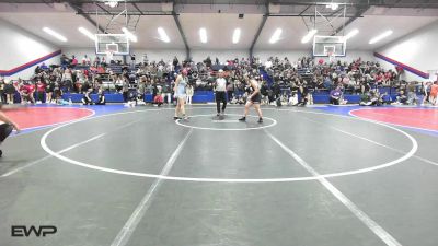 145-155 lbs Consi Of 4 - Clarice Roth, Tulsa Union Girls vs Tatiana McCloud, Bartlesville Junior High