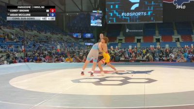 120 lbs Cons. Sub-semis - Corey Brown, MD vs Aidan McClure, IL
